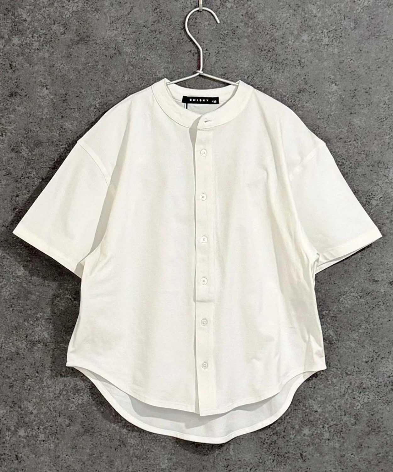 Детская рубашка с коротким рукавом, оверсайз, модель Multifunction THE CASUAL, Off White