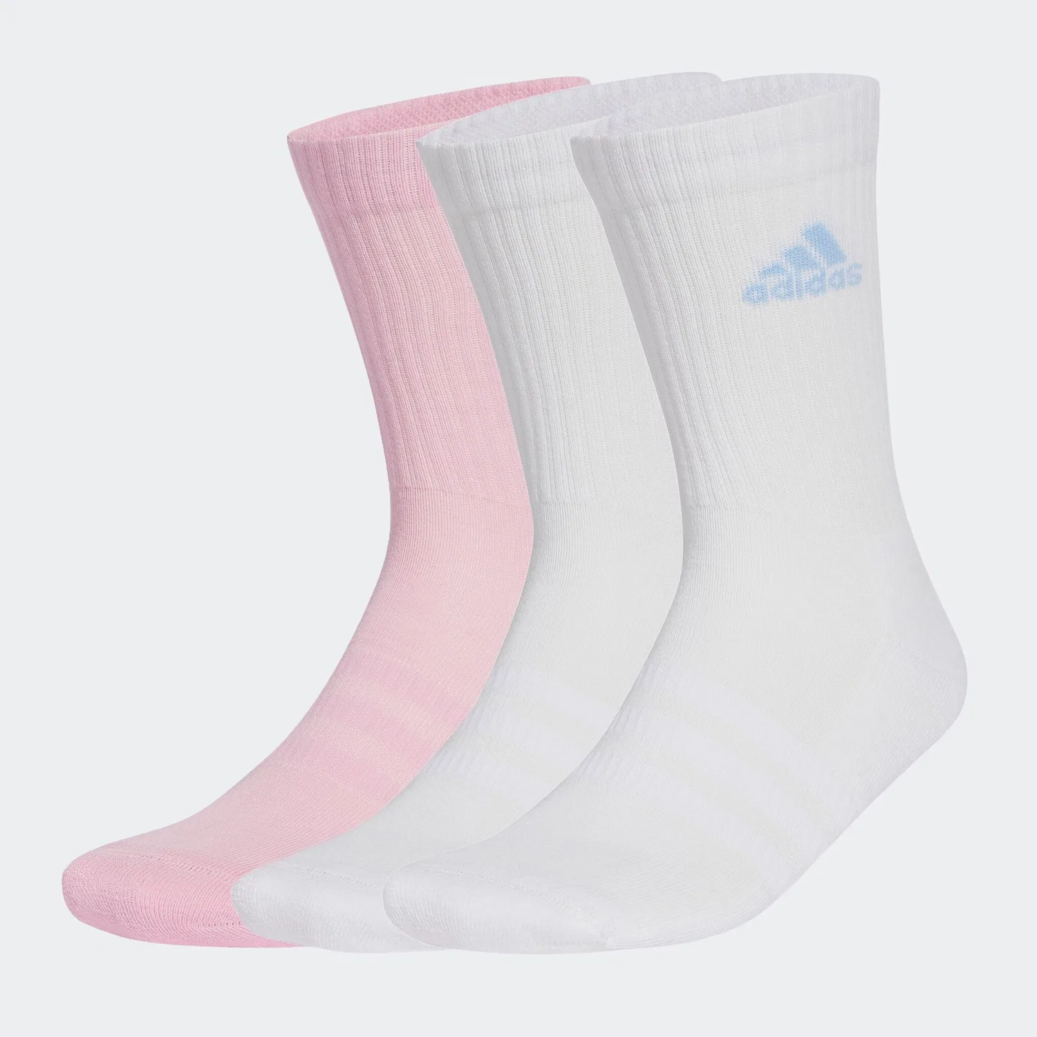 Мужские носки для фитнеса с поддержкой свода стопы Adidas Performance, White/White/True Pink