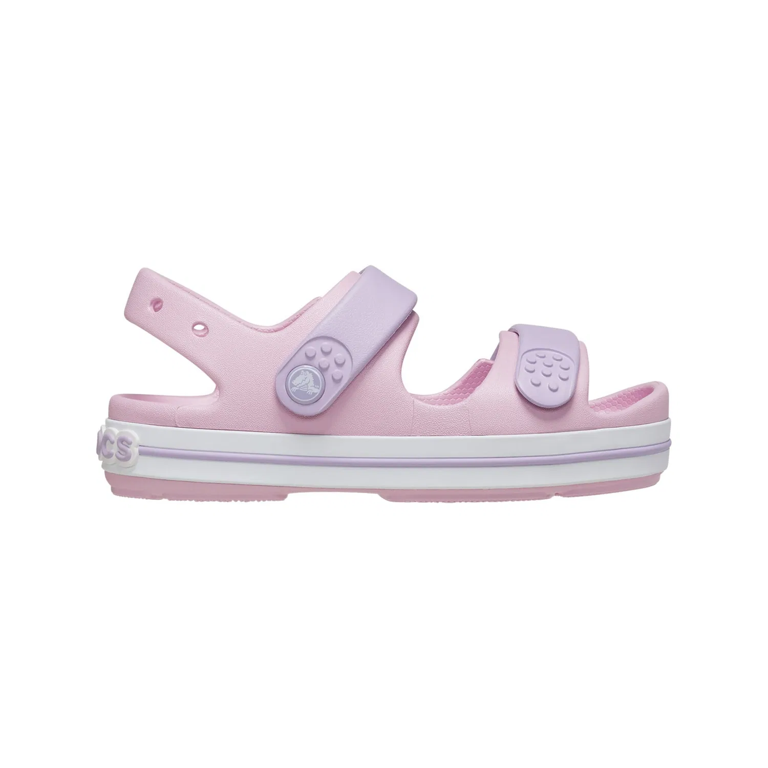 Детские сабо-клоги с вентиляцией Crocs, Pink/Lavender — фото 2