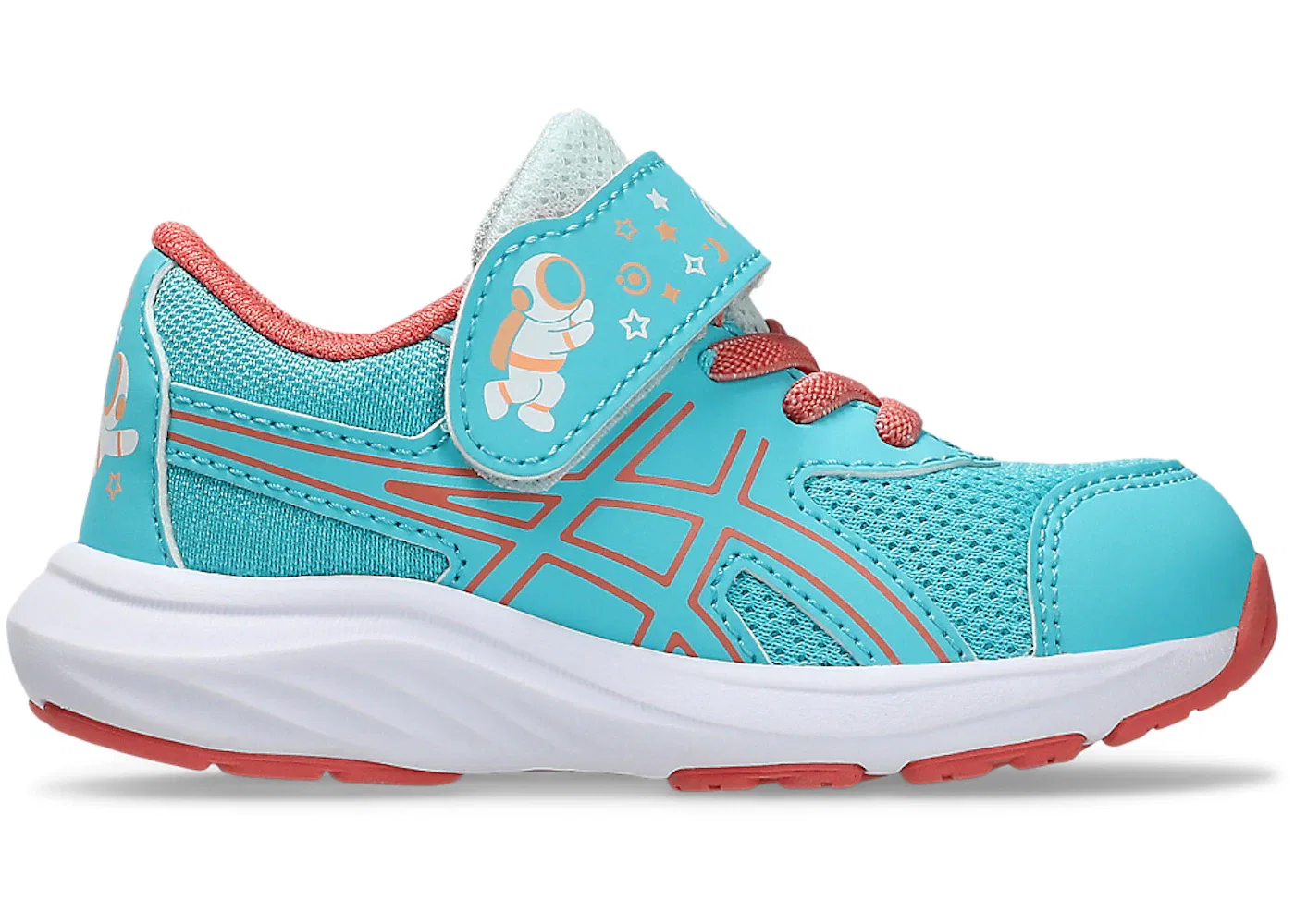 Детские кроссовки для бега ASICS Contend 9 School Yard, Energy Aqua Papaya