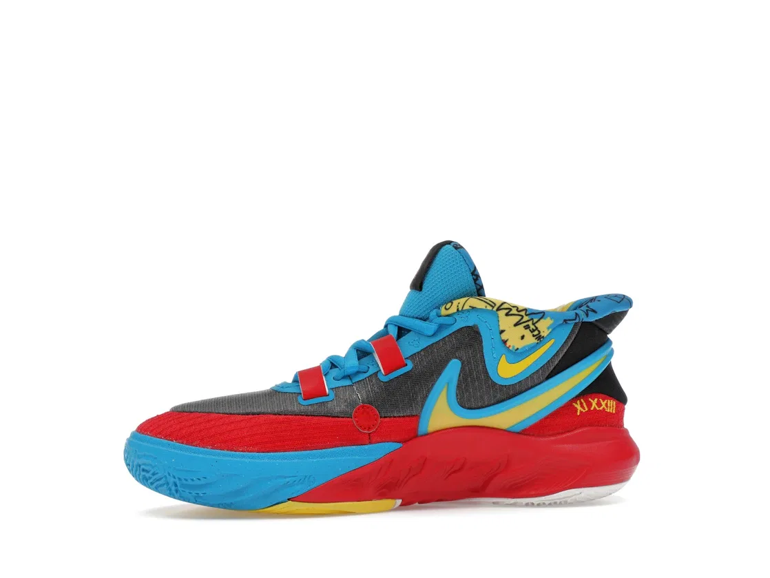 Детские кроссовки для баскетбола Nike Kyrie 8 GO SE, Black/Blue/Tour Yellow — фото 3