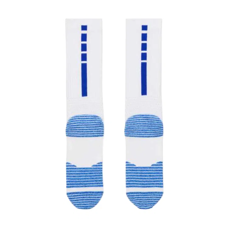 Носки Elite 2.0 Nike, White/Racing Blue/Light Aqua Blue/Bright Dark Red — фото 3