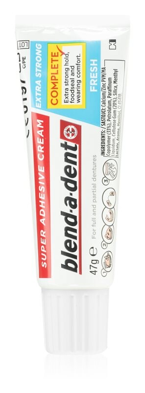 

Фиксирующий крем для протезов Blend-a-dent Super Adhesive Cream