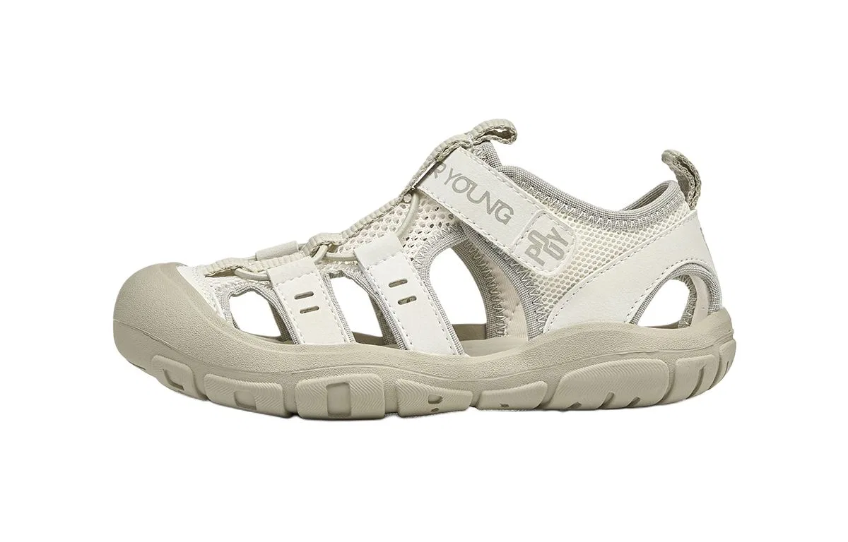 Детские сандалии из искусственной кожи и текстиля HLA, Beige Apricot