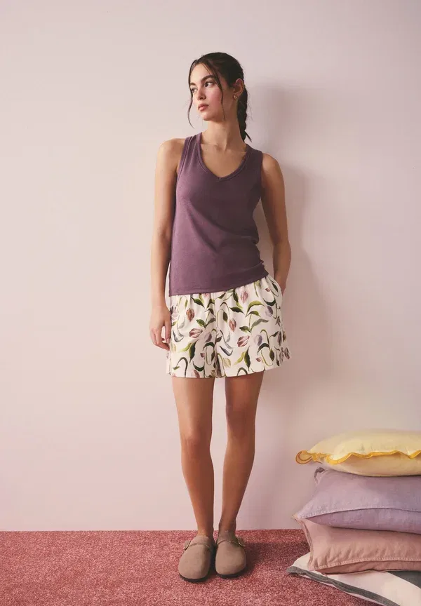 Комплект пижамы цветочный Next, Lilac Purple Floral, фиолетовый