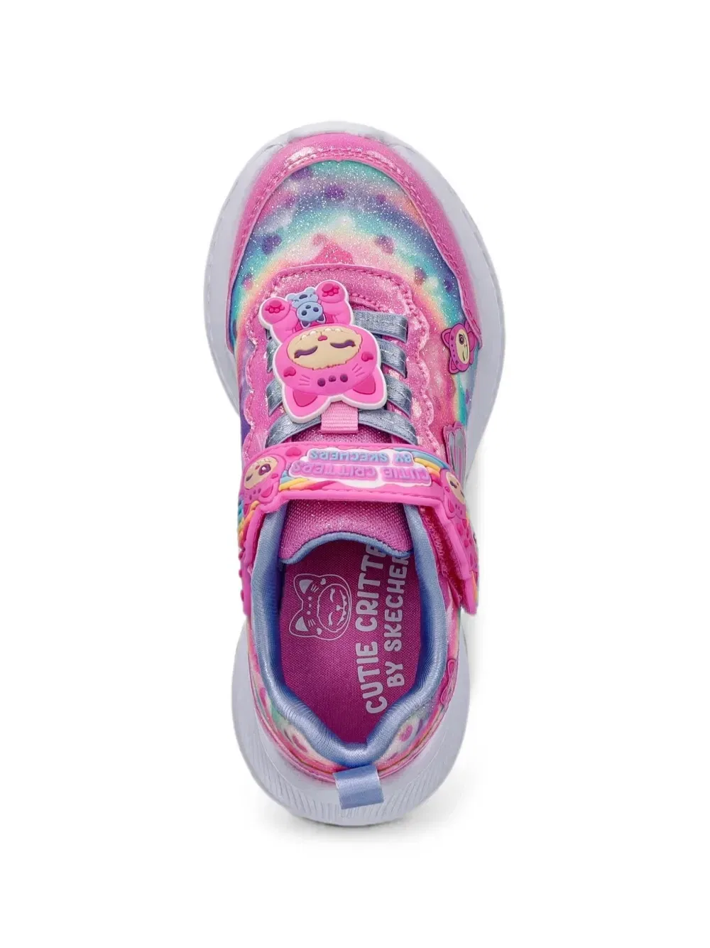 Кроссовки с блестящим эффектом Skechers, розовый — фото 4