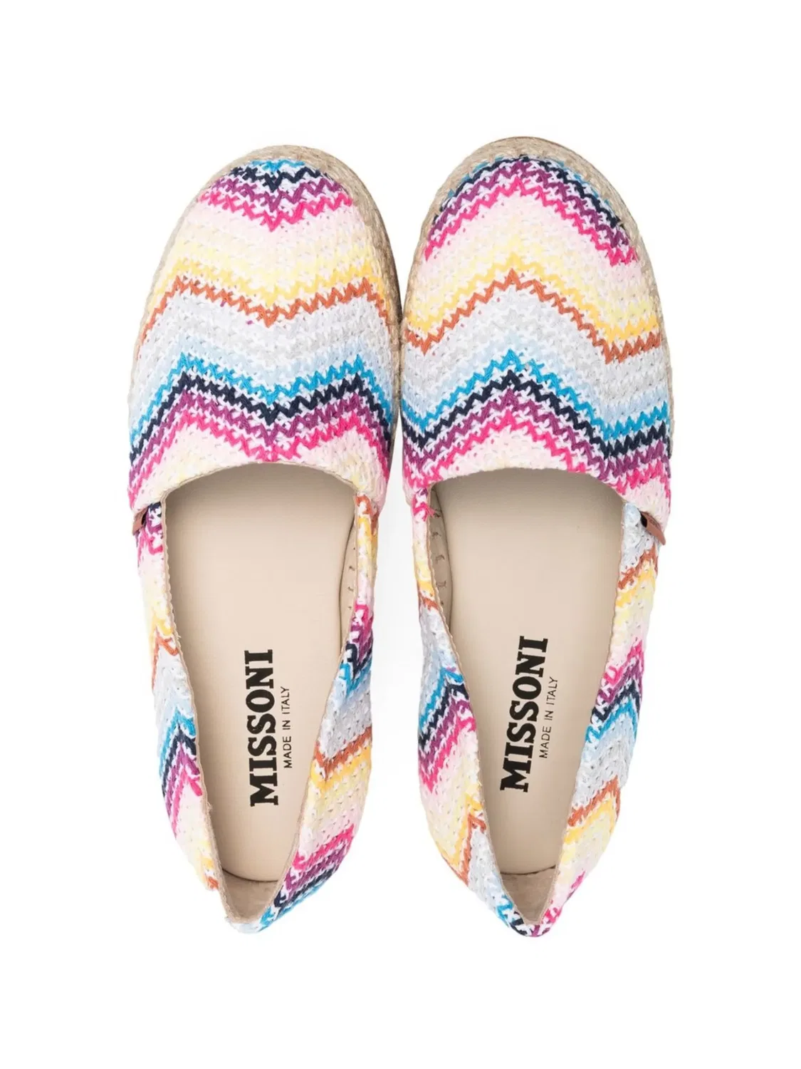 Эспадрильи с зигзагообразным рисунком Missoni, желтый — фото 2