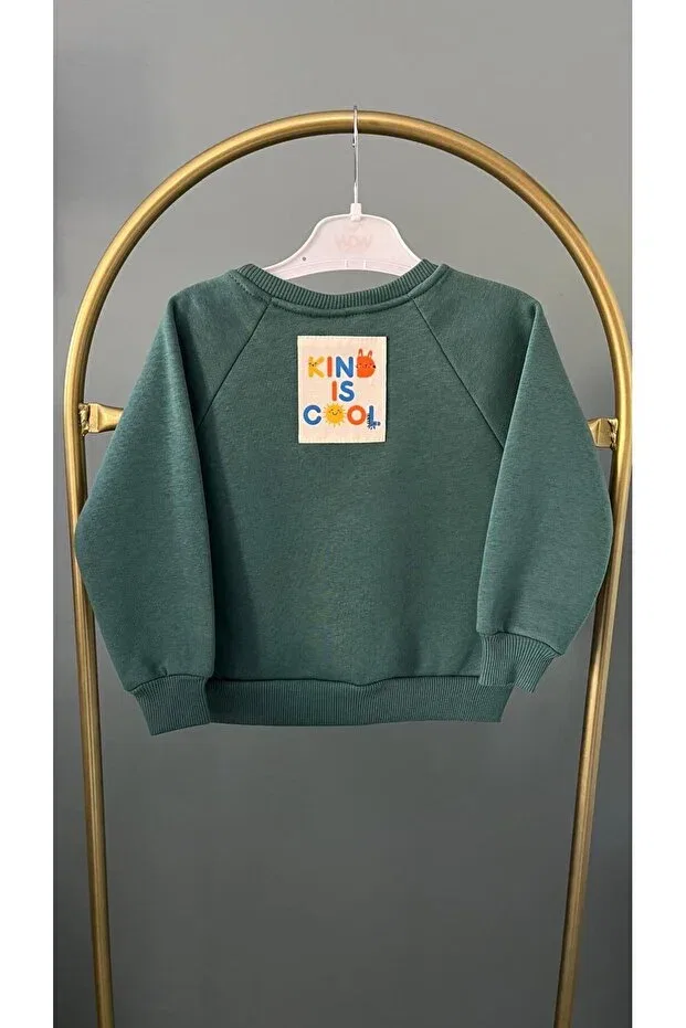 Детские свитшот с принтом Unisex Design Mbk Garden, Green With Age — фото 4