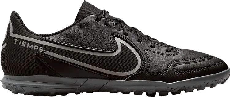 

Кроссовки Nike Tiempo Legend 9 Club TF 'Black Iron Grey', черный