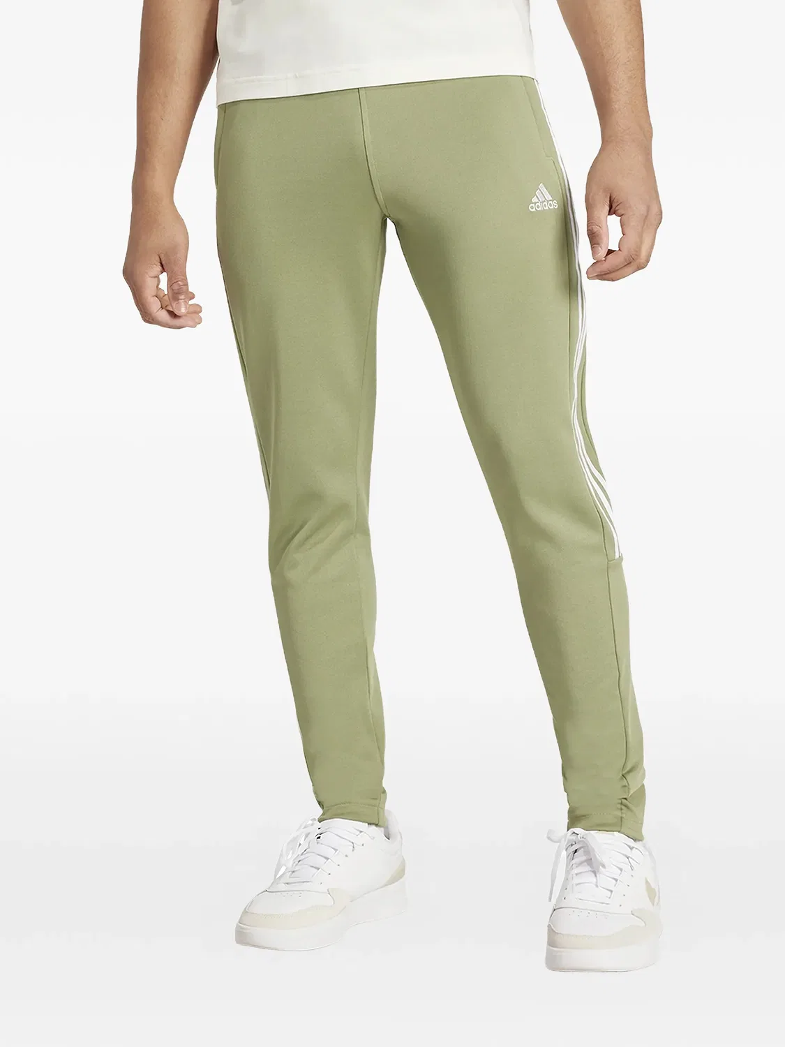 Спортивные брюки Tiro с вышитым логотипом Adidas, зеленый — фото 2
