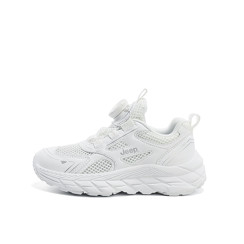 

Противоскользящие, амортизирующие, устойчивые к истиранию, дышащие, повседневные детские кроссовки Jeep, белый