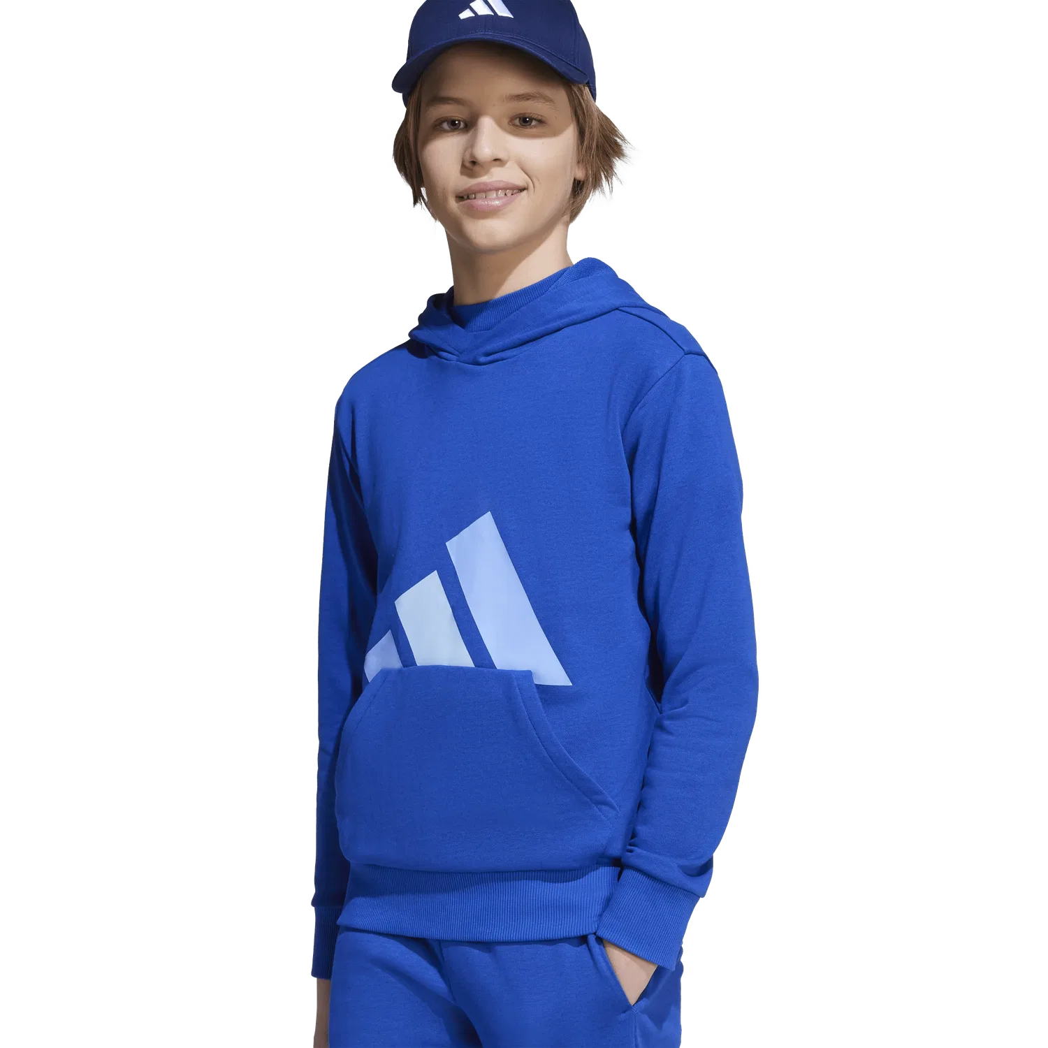 Детское худи Adidas, синий — фото 4
