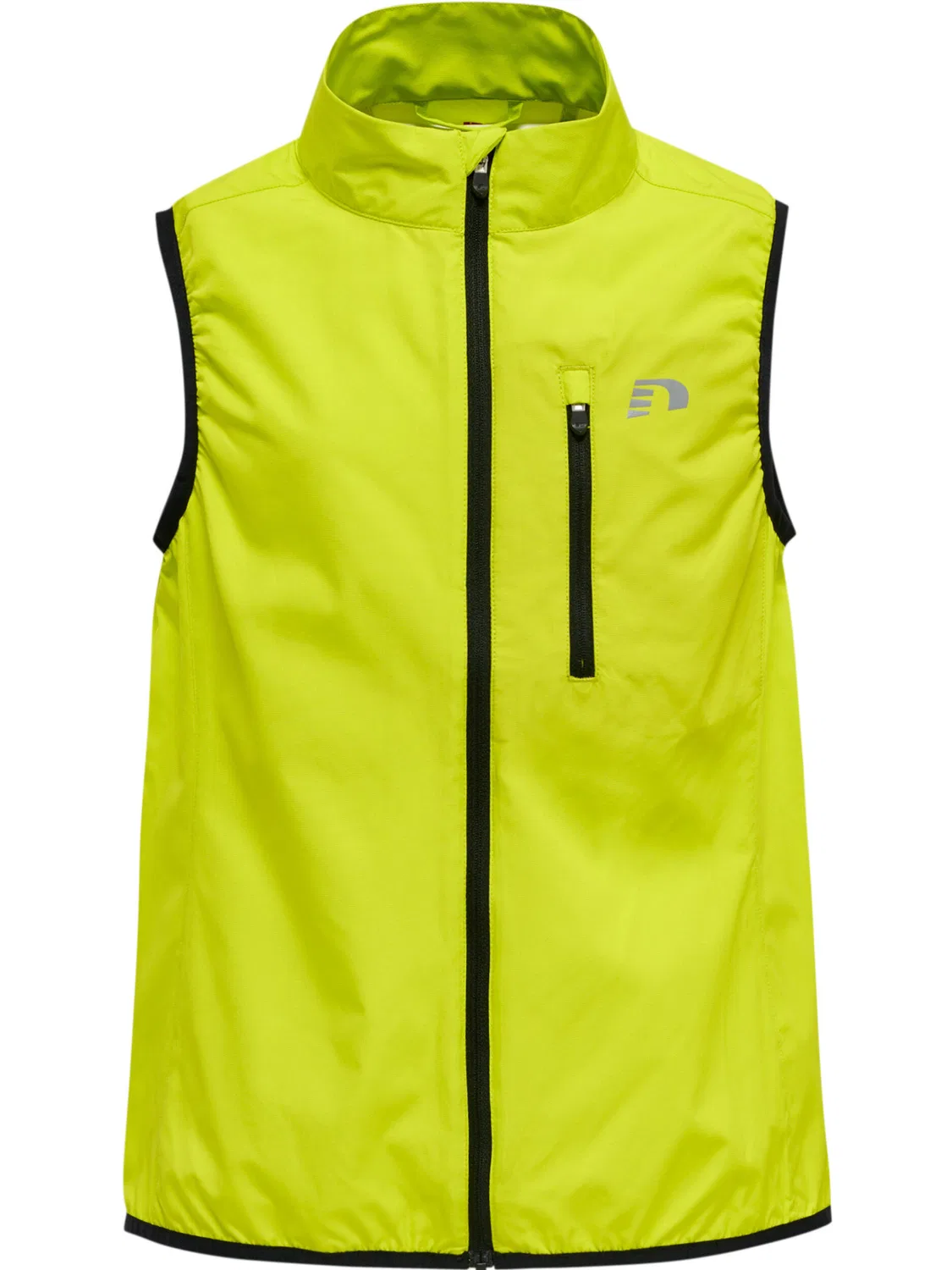 Детская куртка-жилет с молнией Reißverschluss Vest Reflektierend Logo Kids Core Newline, Blassgelb — фото 2