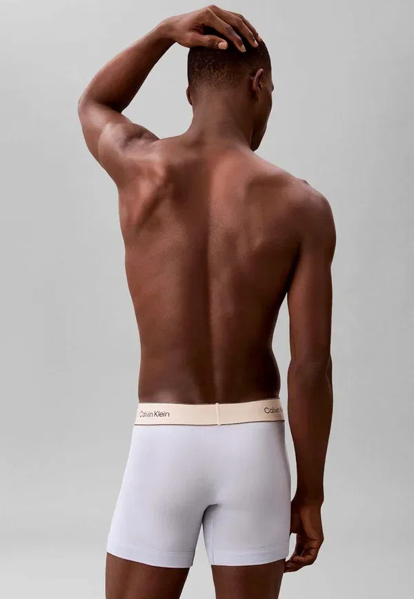 Комплект из 3 боксерских трусов Calvin Klein, черный/синий/серый — фото 3