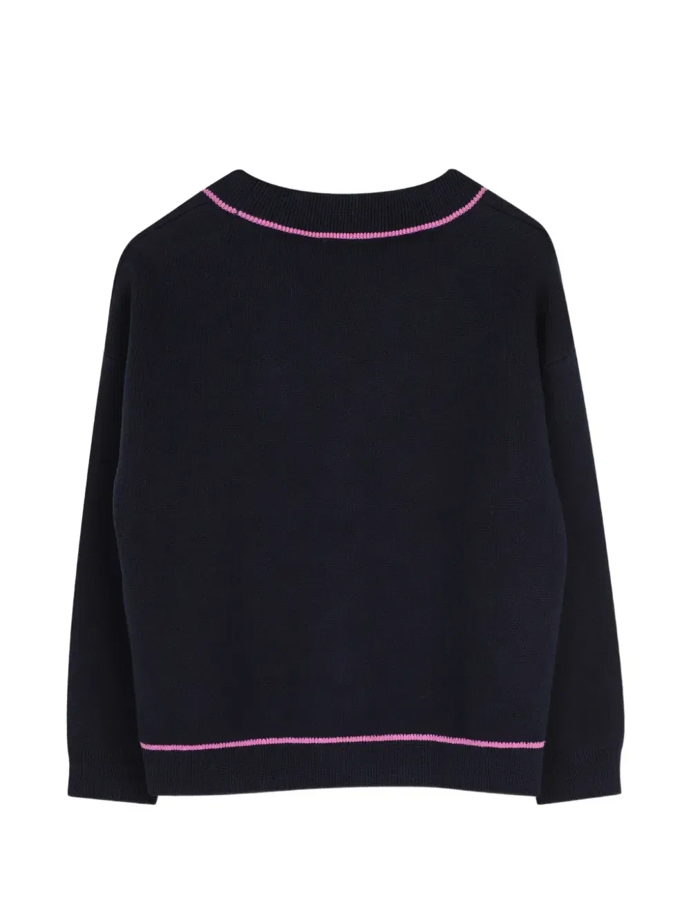 Кардиган с V-образным вырезом и нашивкой-логотипом Dkny Kids, синий — фото 2