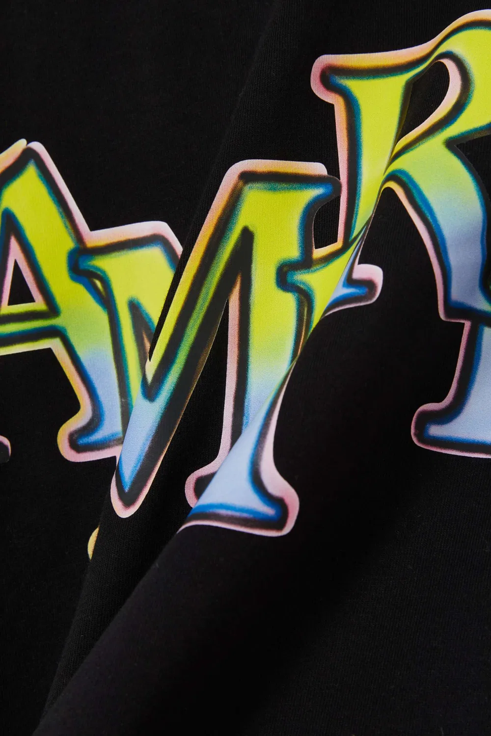 Футболка с принтом Staggered Ringer Amiri — фото 4