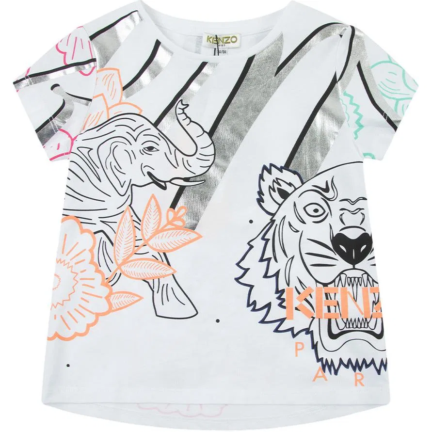 Футболка с круглым вырезом KENZO, White