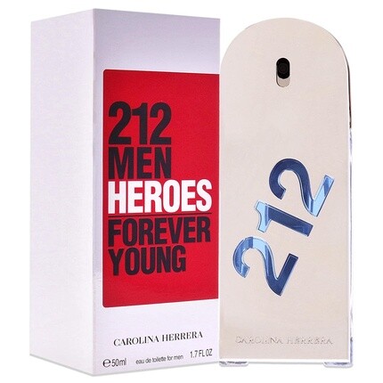 Carolina Herrera 212 Men Heroes Forever Young Туалетная вода-спрей 50мл — фото 3