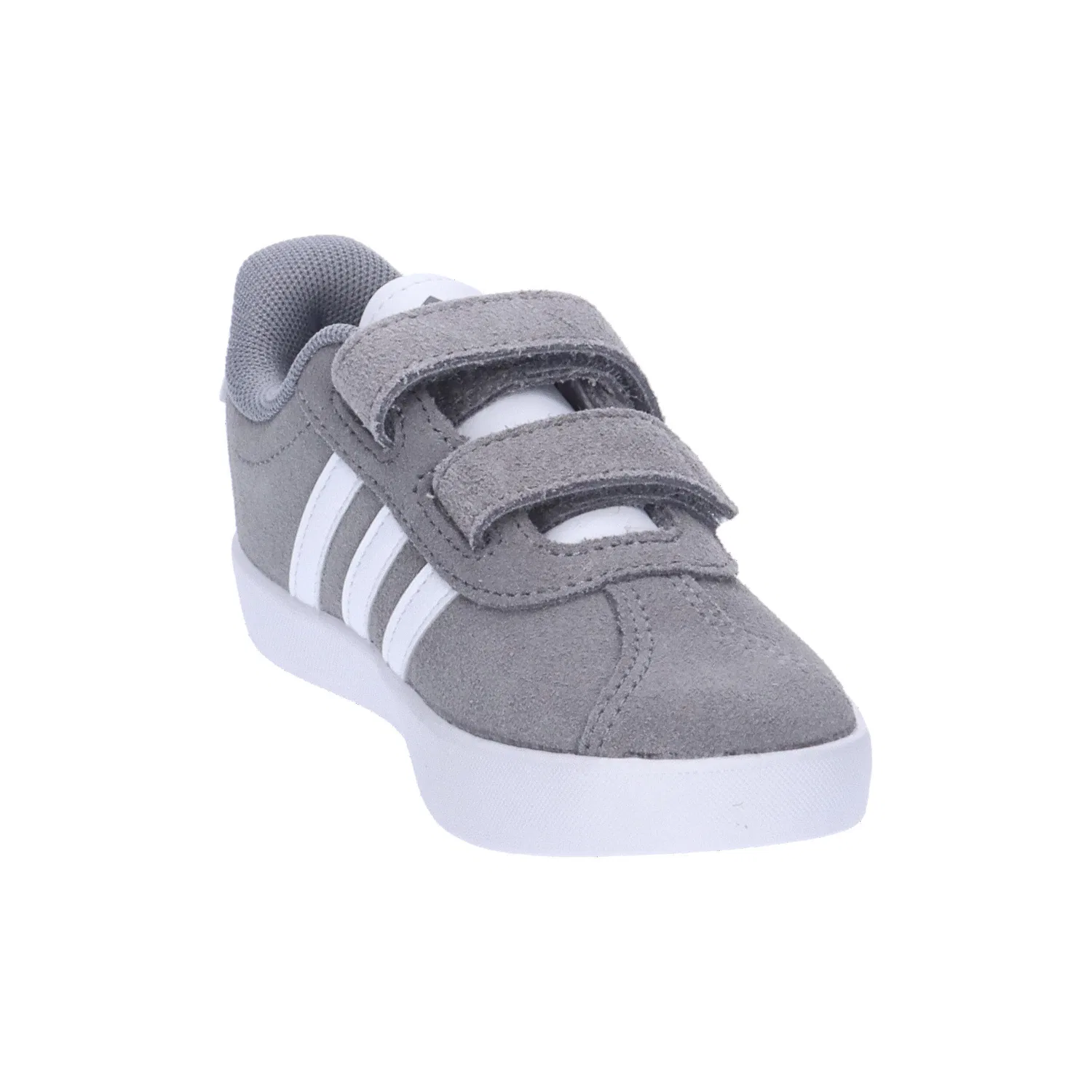 Детские кроссовки с липучками VL Court 3.0 CF I Adidas, Grau — фото 2