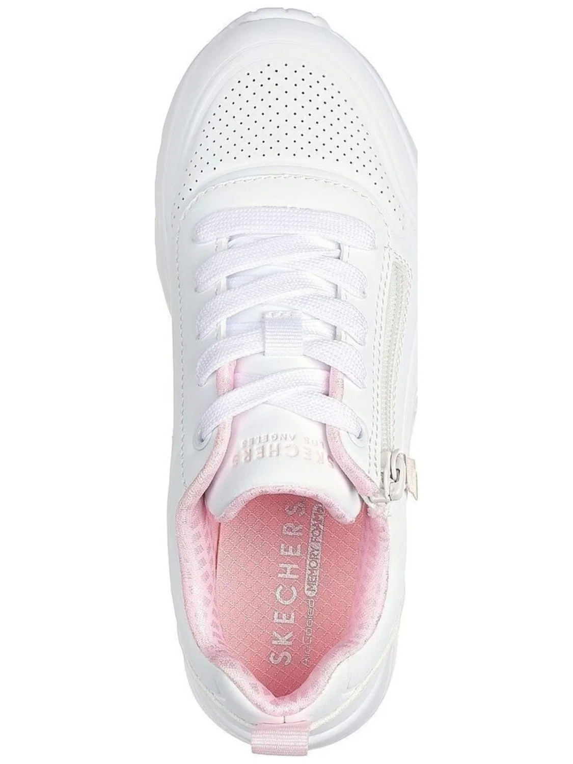 Кроссовки Skechers Uno Lite - Easy Zip белого цвета — фото 3