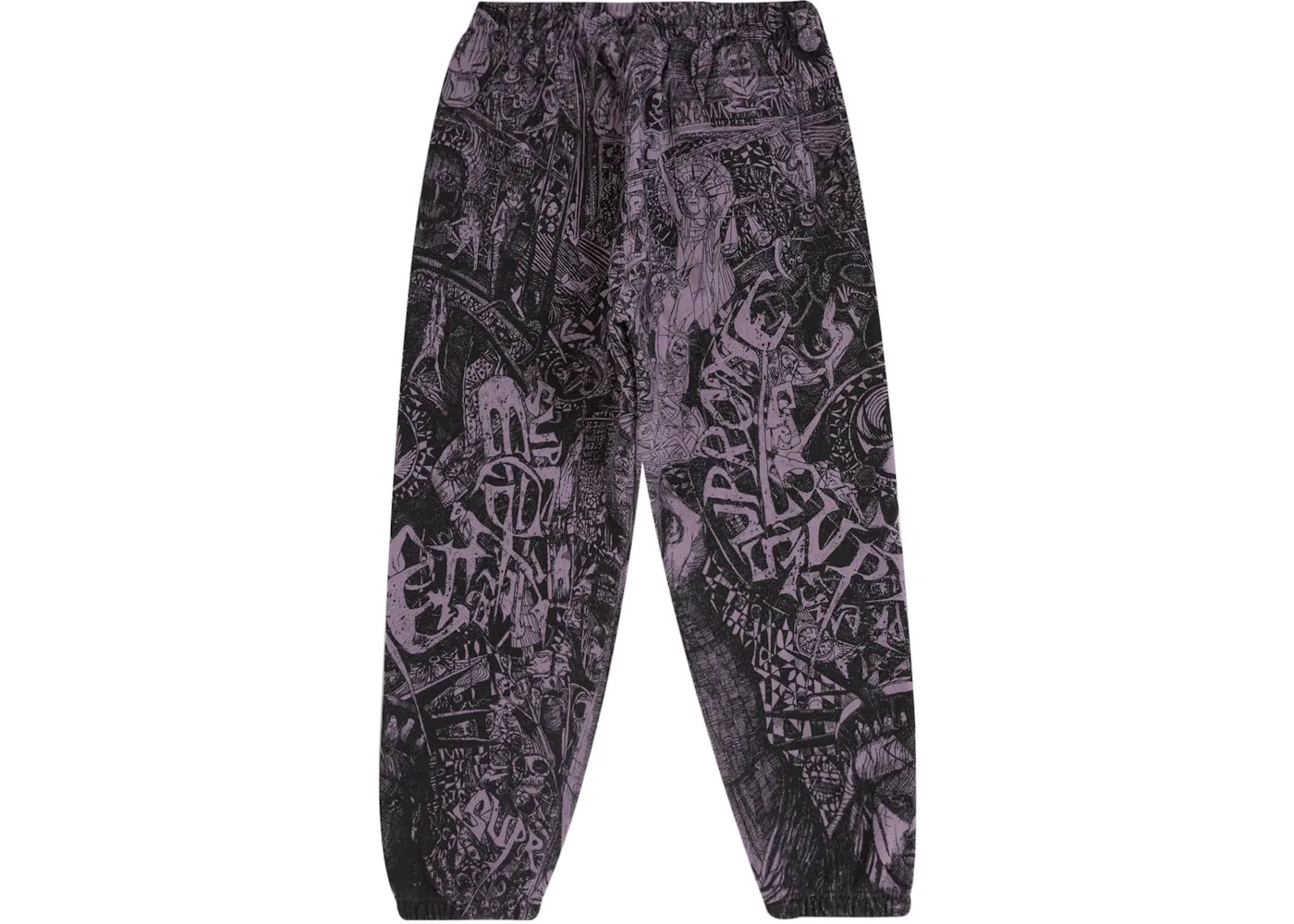 Мужские спортивные штаны свободного кроя Sweatpant Supreme, Dusty Purple — фото 2
