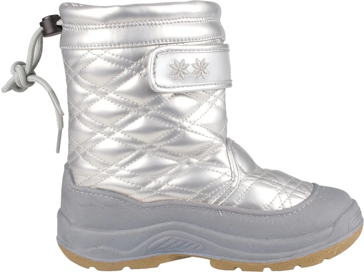 Детские зимние сапоги с принтом Quilt Bieber Winter-Grip, Цвет: Silber — фото 2