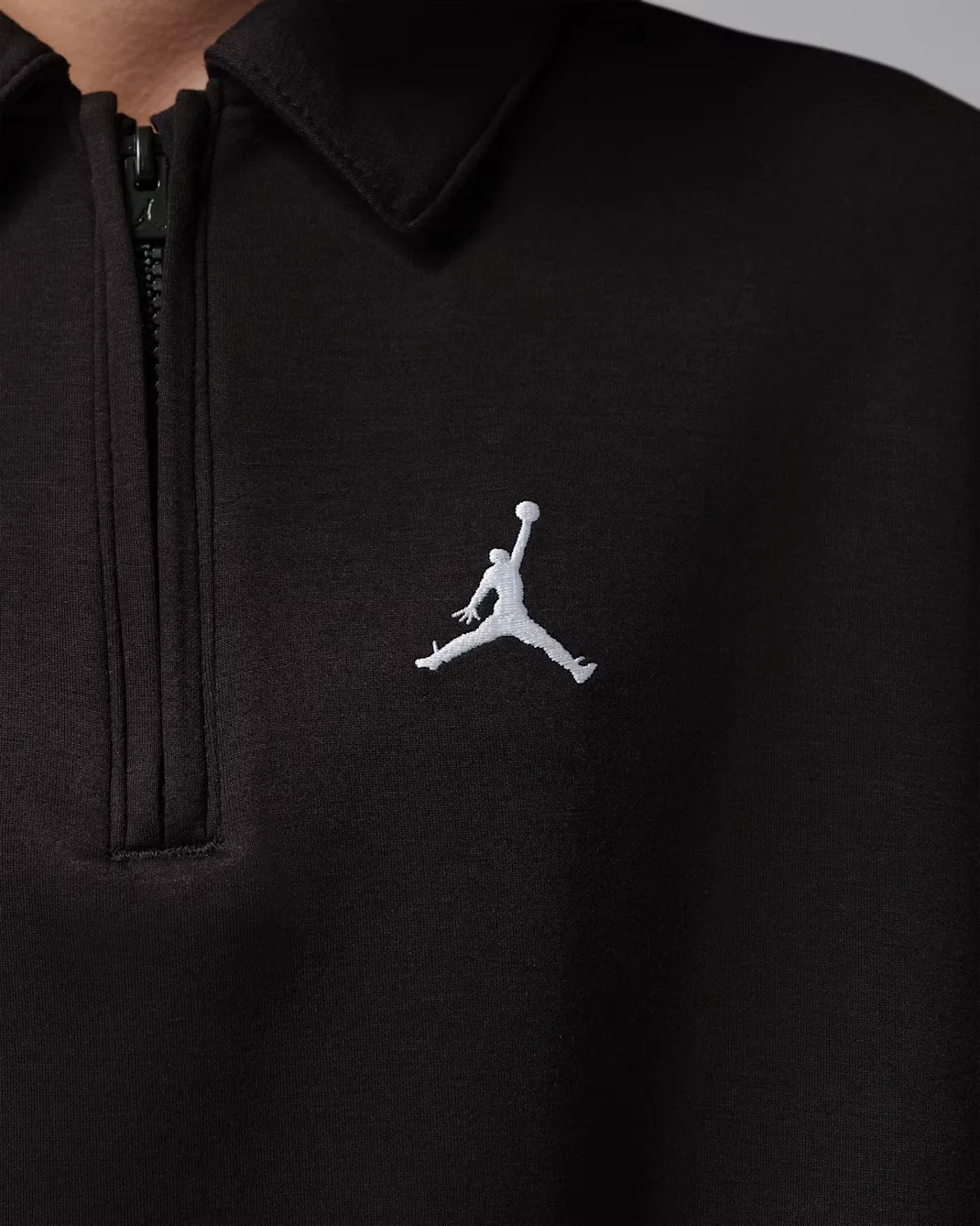Детская футболка на молнии до середины груди Jordan She's An All Star, Black — фото 4