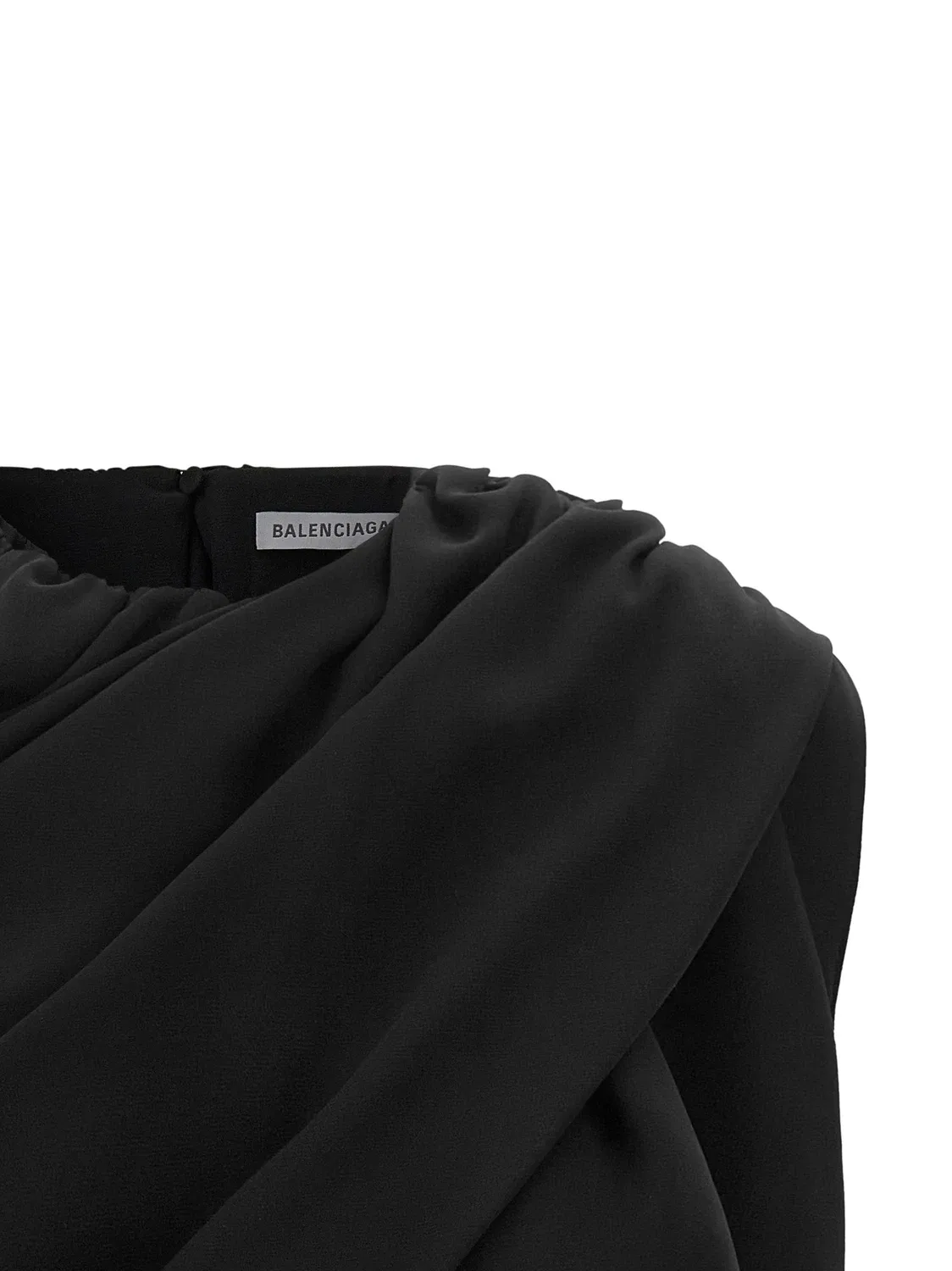 Топ "Мантелла" Balenciaga, черный — фото 3