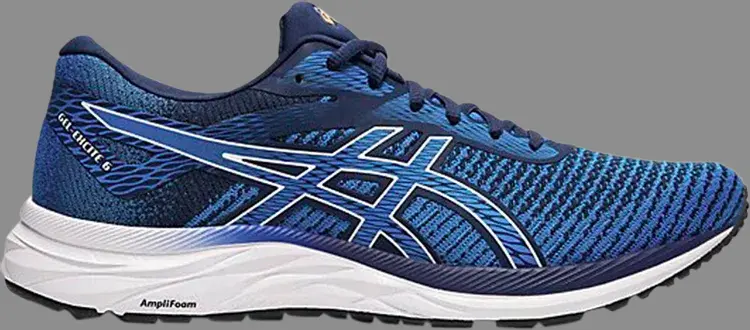 

Кроссовки gel excite 6 twist 'blue expanse white' Asics, синий