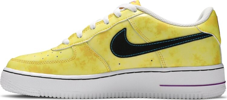 Кроссовки Nike Air Force 1 Low GS 'Peace, Love, and Basketball', желтый — фото 4