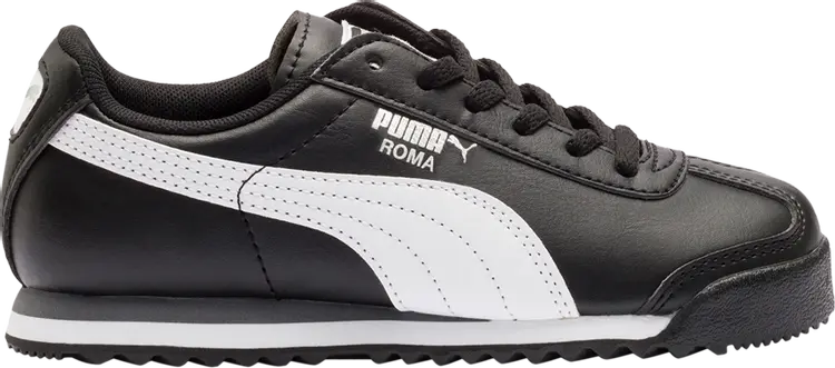 

Кроссовки Puma Roma Basic Little Kid Black White, черный