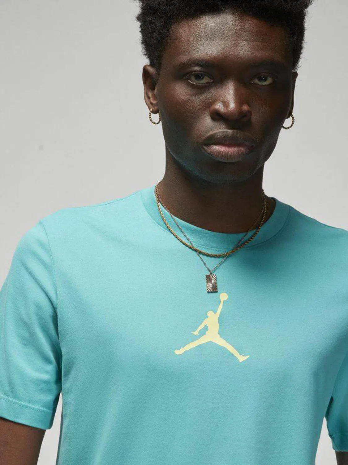 Мужская футболка с принтом Air Jordan Jumpman Dri-fit Nike, Green — фото 4