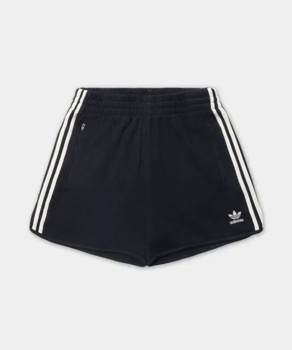 Шорты вафля короткие, не указана, Adidas, черный