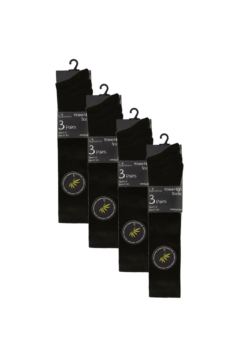Комплект мягких дышащих гольфов из бамбука Sock Snob, Black — фото 2