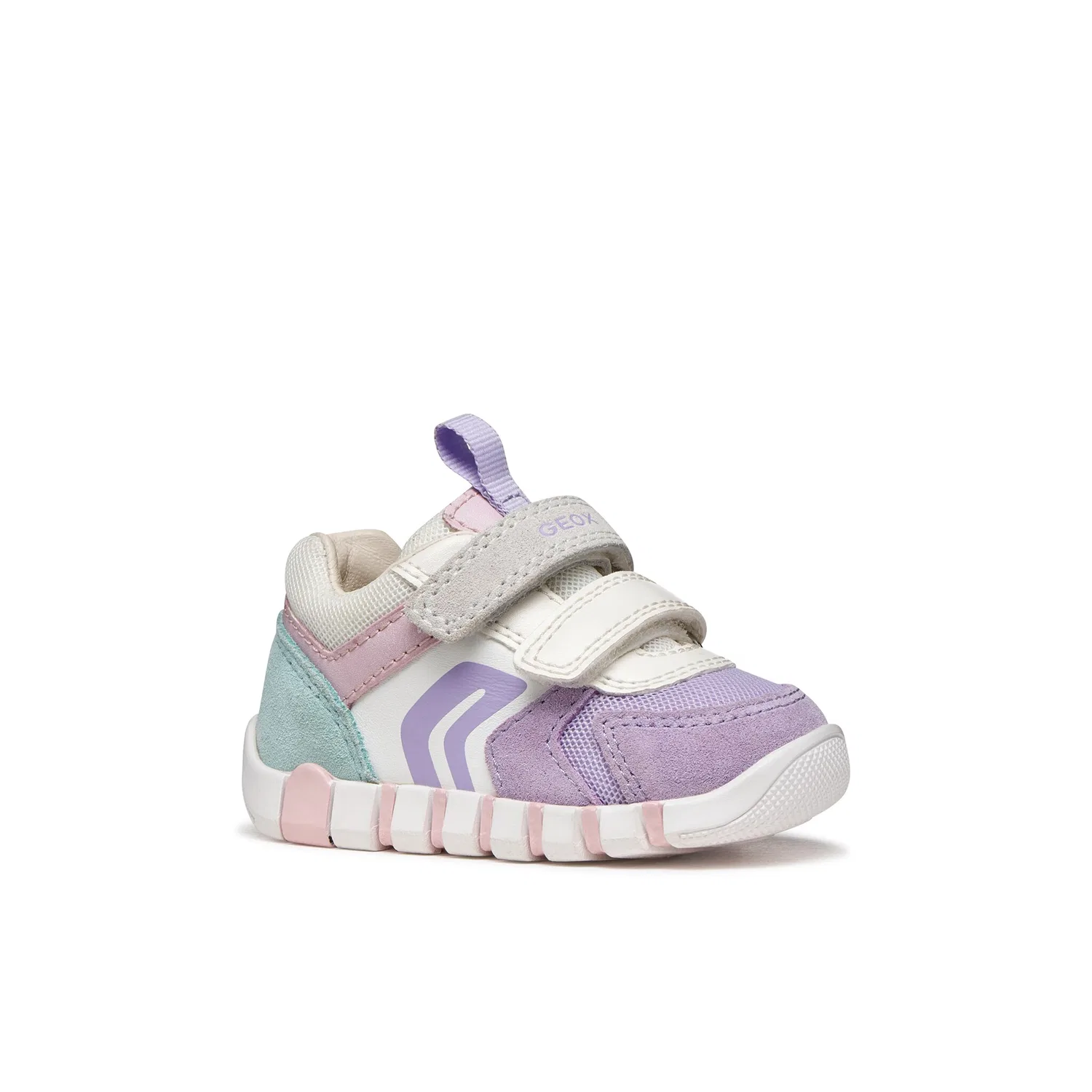 Детские первые шаги Geox, Lilac-White