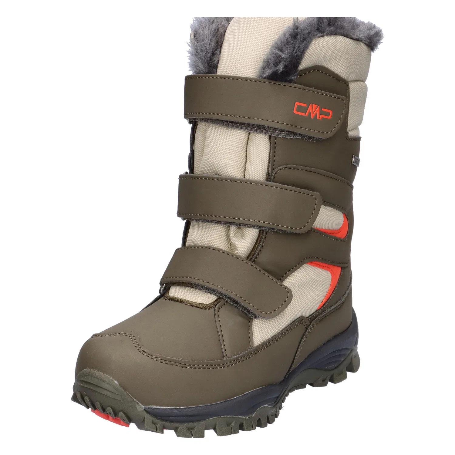 Детские зимние сапоги на липучках CMP Kids Hexis Snow Boot WP, Цвет Braun — фото 4