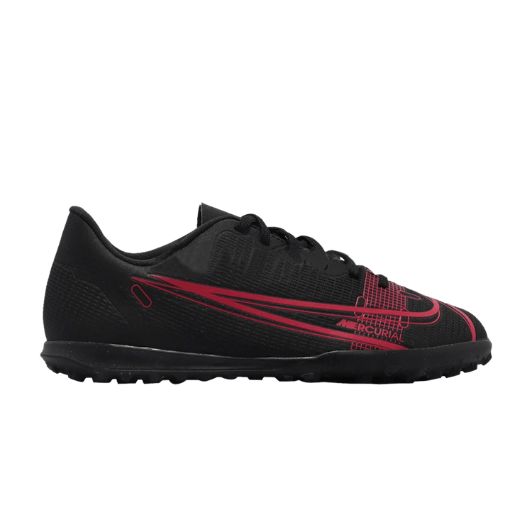 

Кроссовки Nike Mercurial Vapor 14 Club TF GS 'Black Cyber', черный