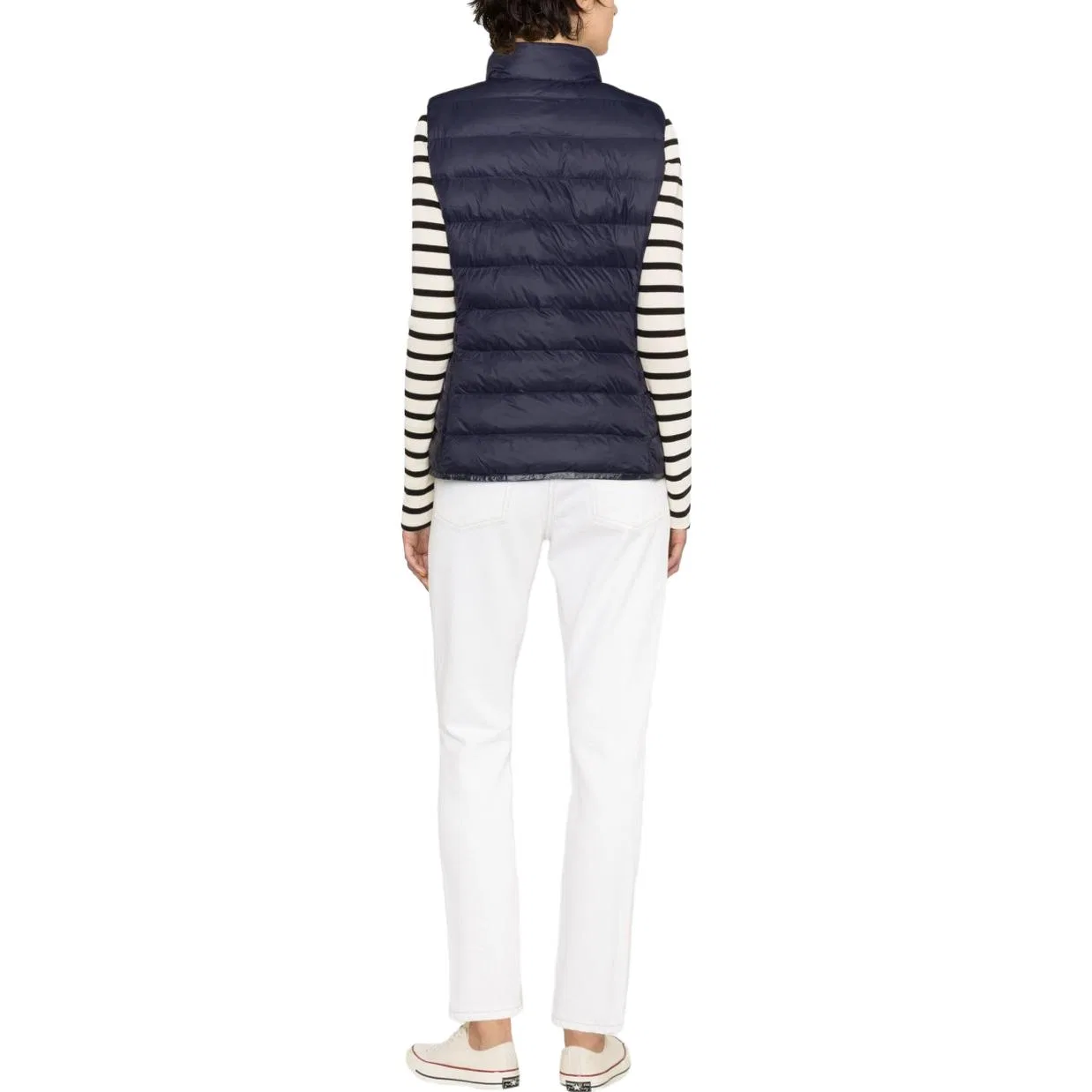 Женский стеганый жилет с вышивкой Polo Pony Polo Ralph Lauren, Blue — фото 4