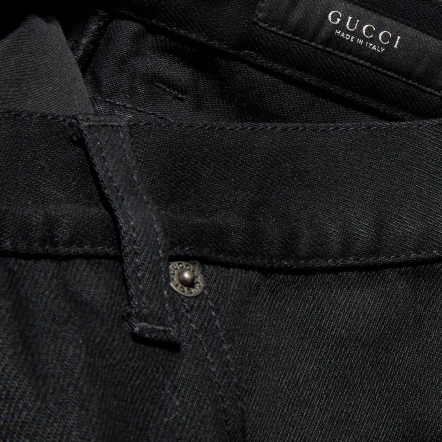 Мужские джинсовые шорты Black GUCCI — фото 4