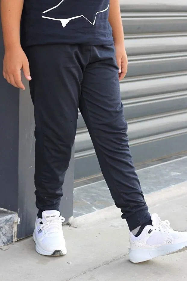 Детские спортивные штаны для мальчиков с карманами Çiggo Kids, Navy Blue