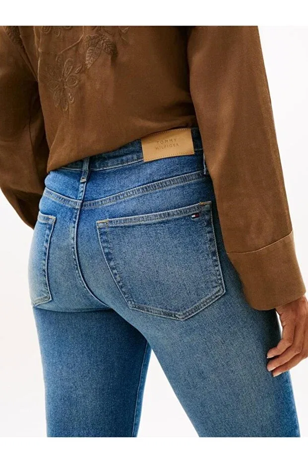 Женские джинсы широкие bootcut Tommy Hilfiger, Denim — фото 4