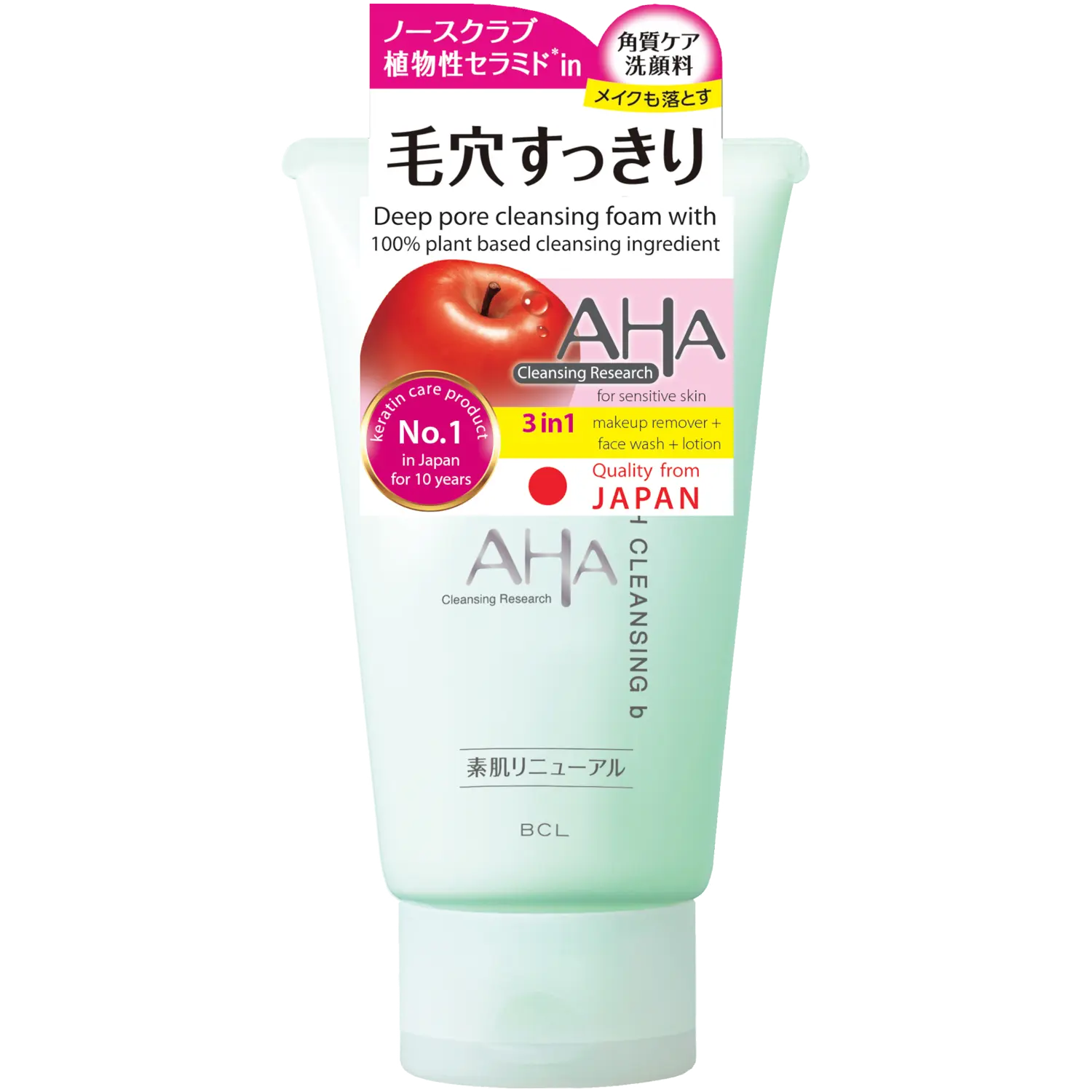 

BCL AHA нежная очищающая пенка для лица, 120 г