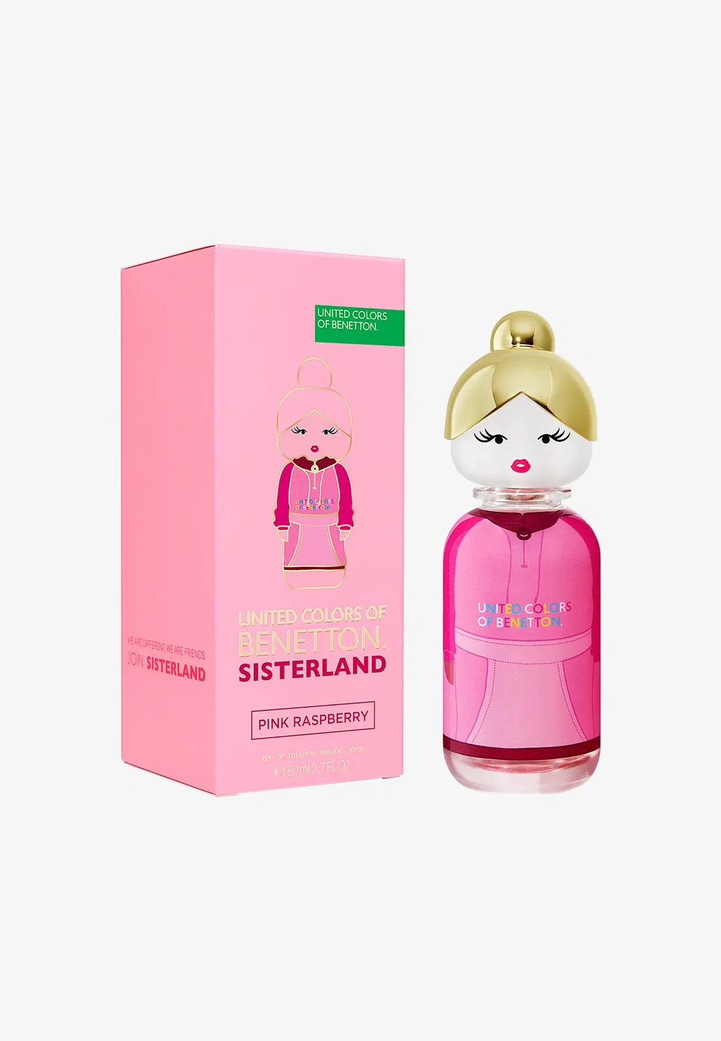 Sisterland Pink Raspberry edt - туалетная вода Benetton Perfumes, 80 мл — фото 2