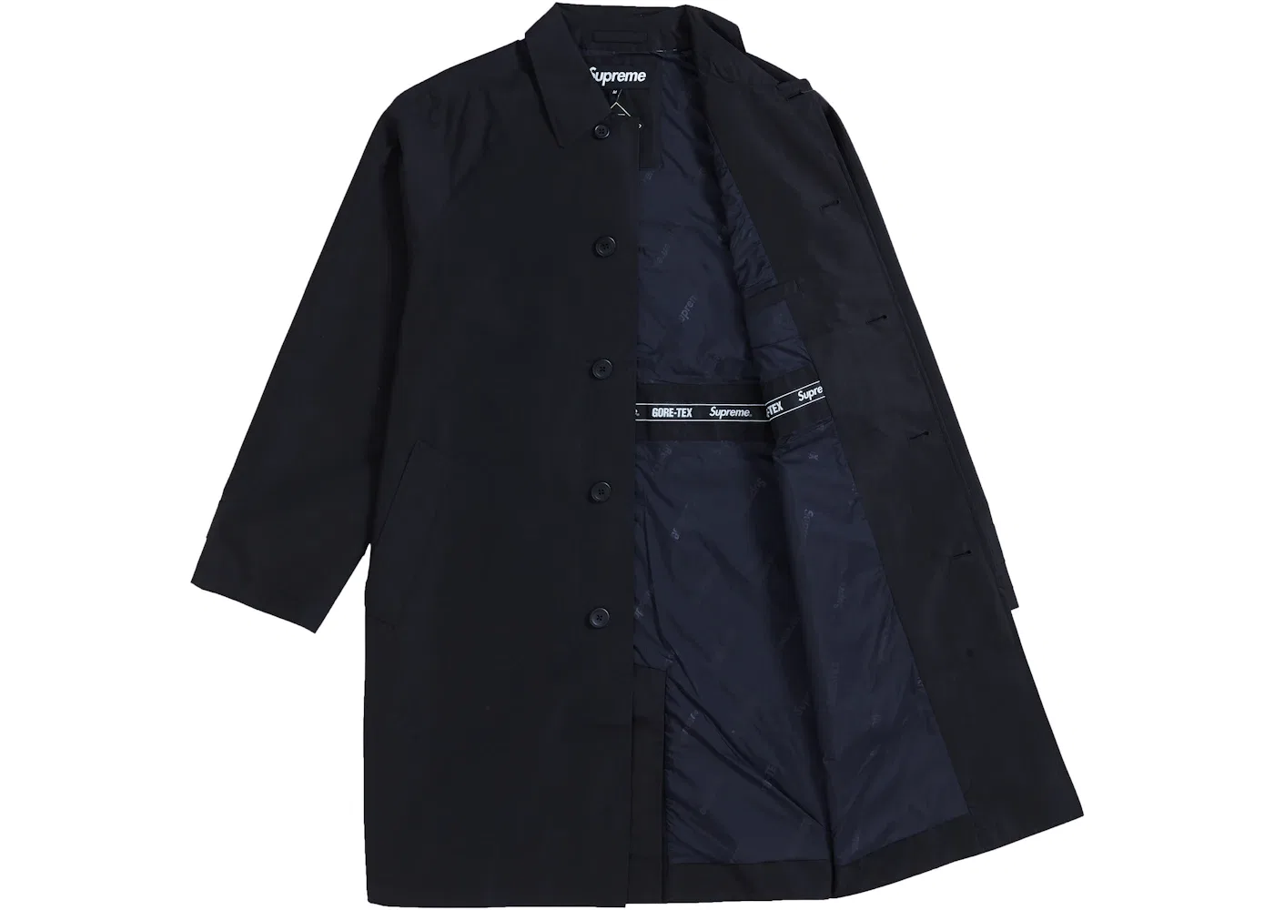 Мужское пальто с водонепроницаемой мембраной Supreme Overcoat, Black — фото 2