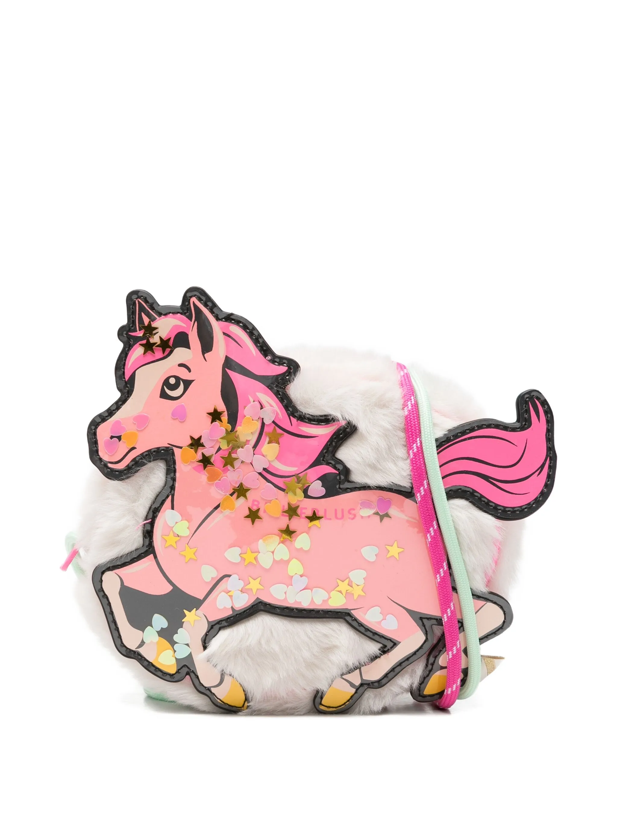 

Пушистая сумка с аппликацией Billieblush, белый