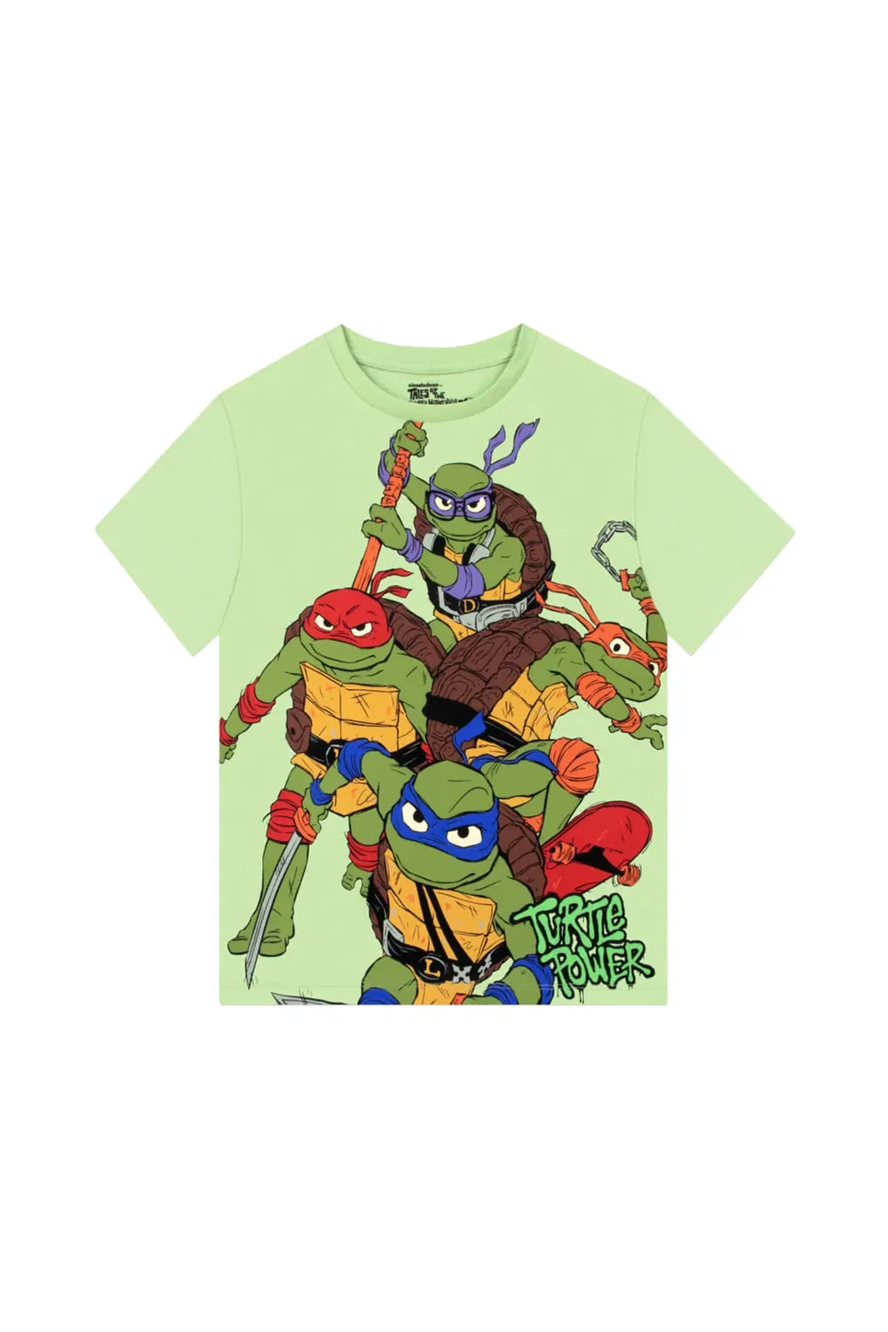 Футболка с принтом Teenage Mutant Ninja Turtles, Green