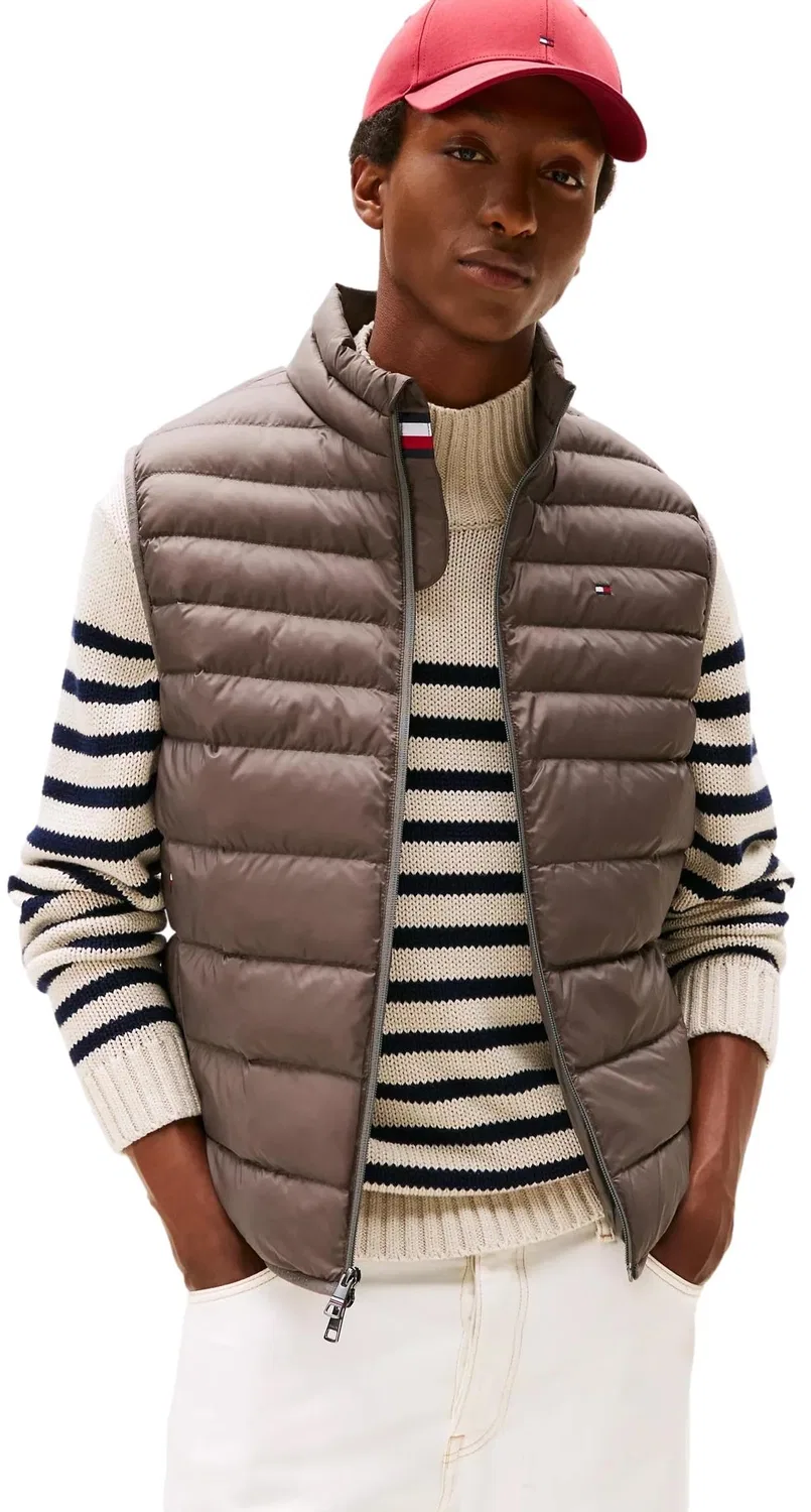 Мужской стеганый жилет Ultra Soft Lightweight Tommy Hilfiger, 2-White Feather — фото 2