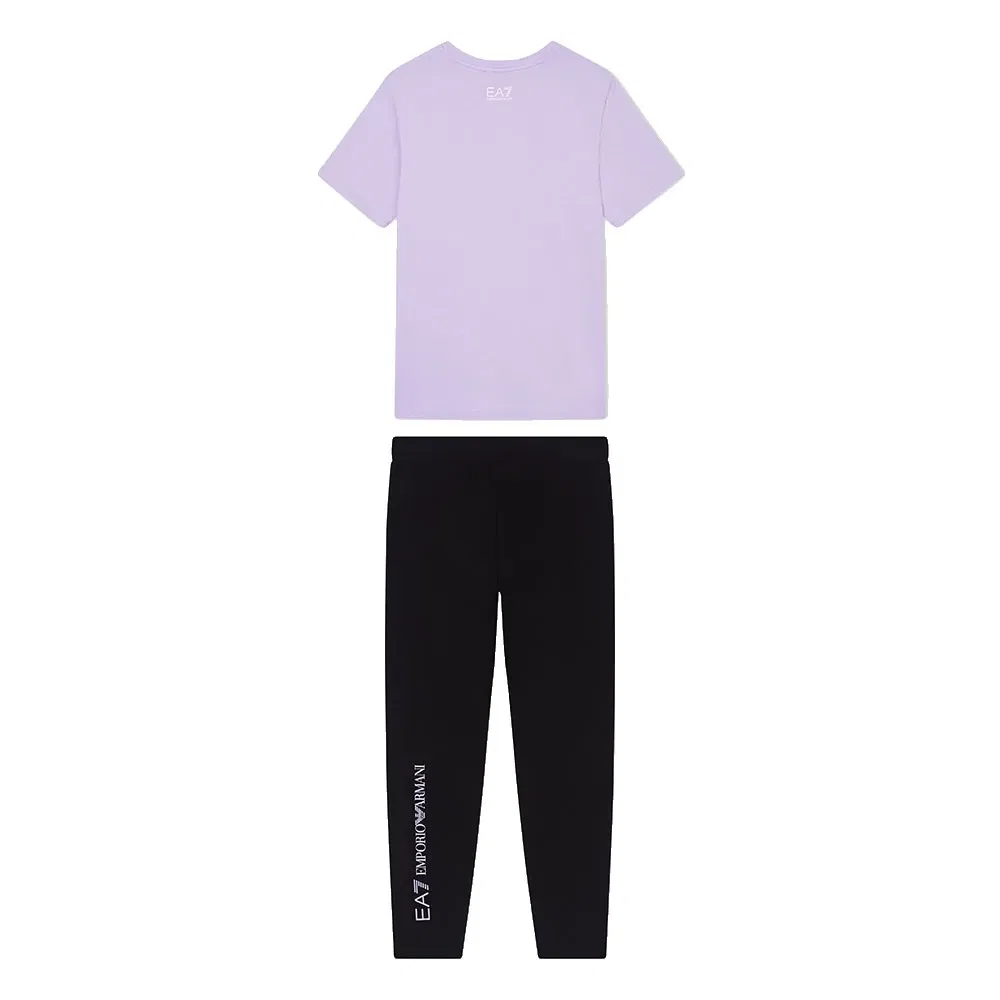 Детский спортивный костюм для девочек EA7 EMPORIO ARMANI, Purple — фото 2