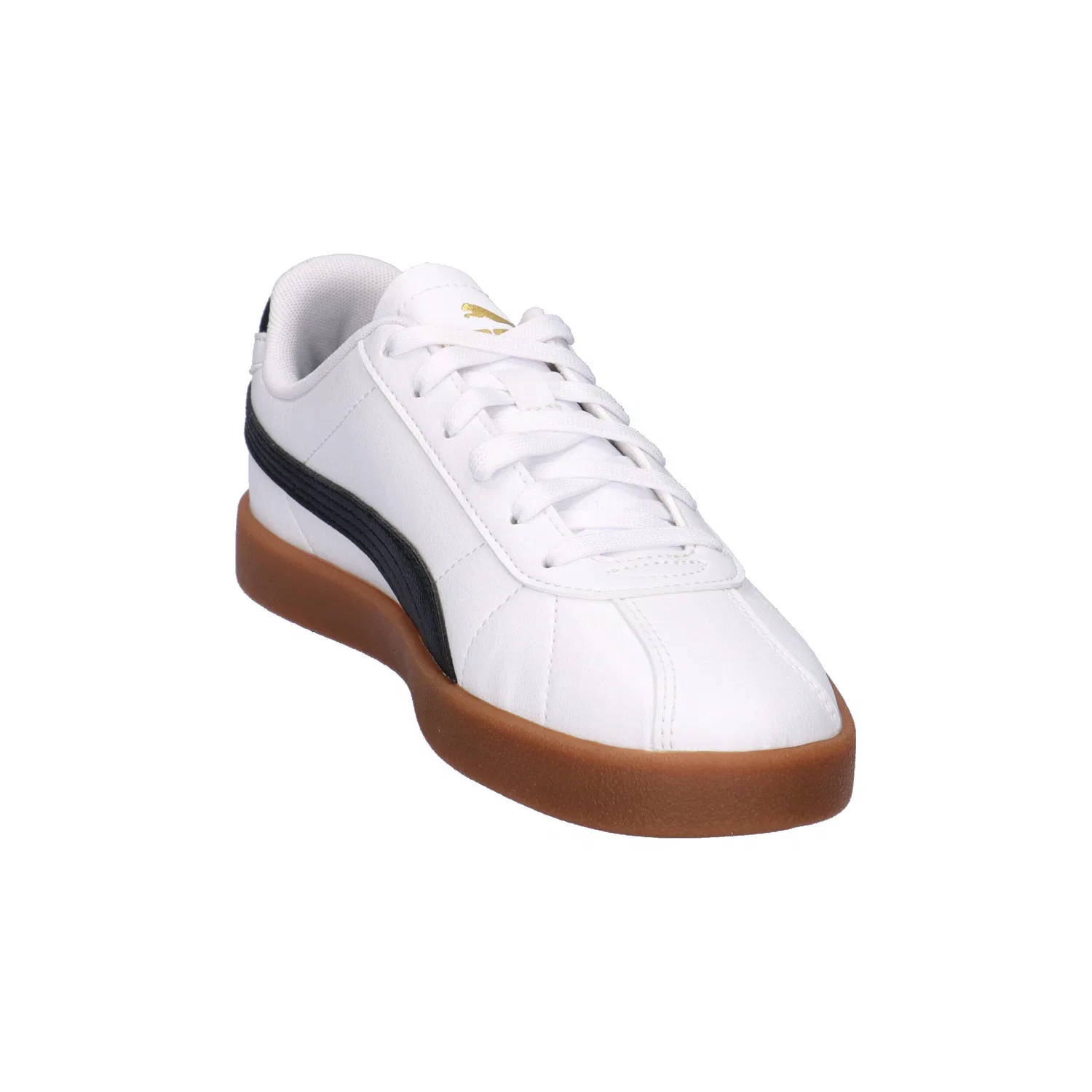 Детские кроссовки с гладким искусственным кожзаменителем Club II SL Jr Puma, Weiss — фото 2