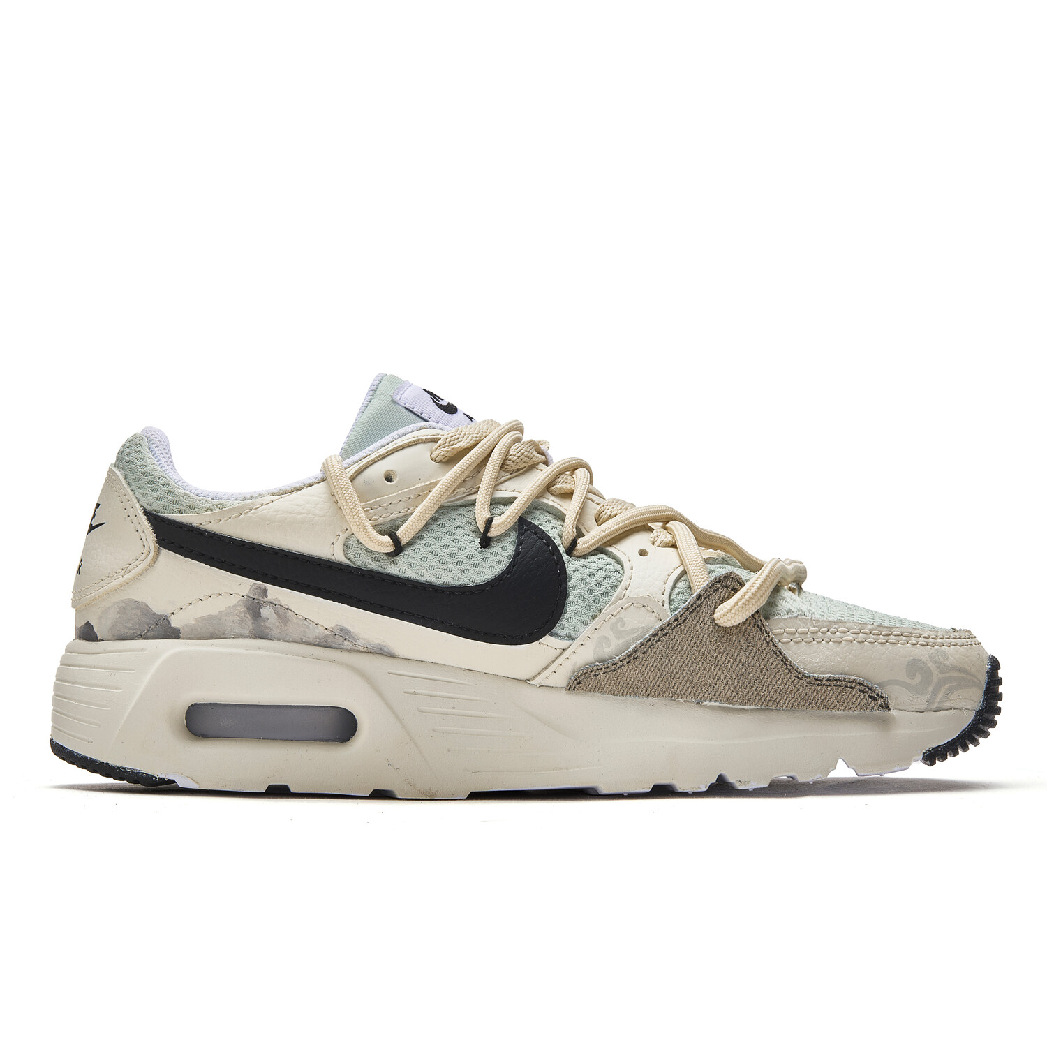 

Кроссовки Air Max SC женские с низким верхом серые/зеленые Nike